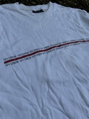 Vintage Y2K Ivy Crew Explorer Men’s White Graphic Print Long Sleeve T-Shirt M