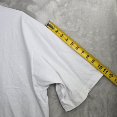 LINW LOST in NOWHERE Mens White Oversized Cropped tee T Shirt XL Handmade