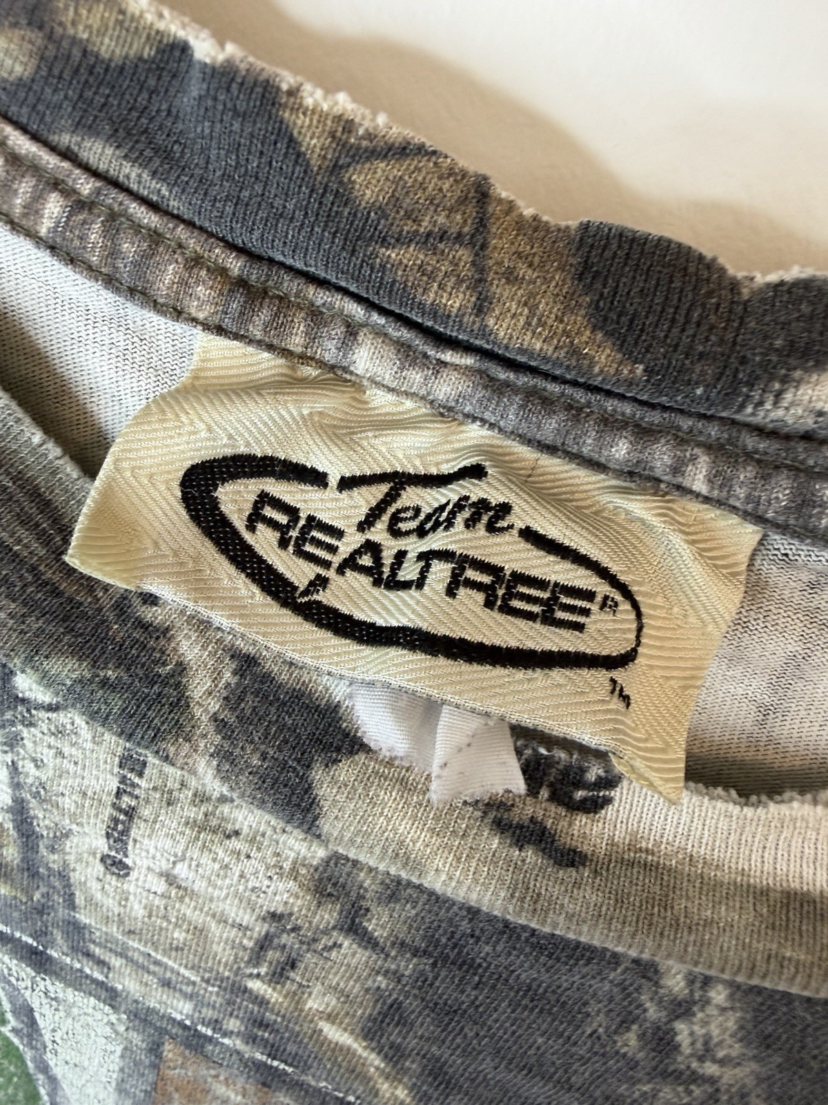 90s Dale Earnhardt Jr. Realtree Men’s L Camo Hendrick NASCAR Logo T-Shirt gallery