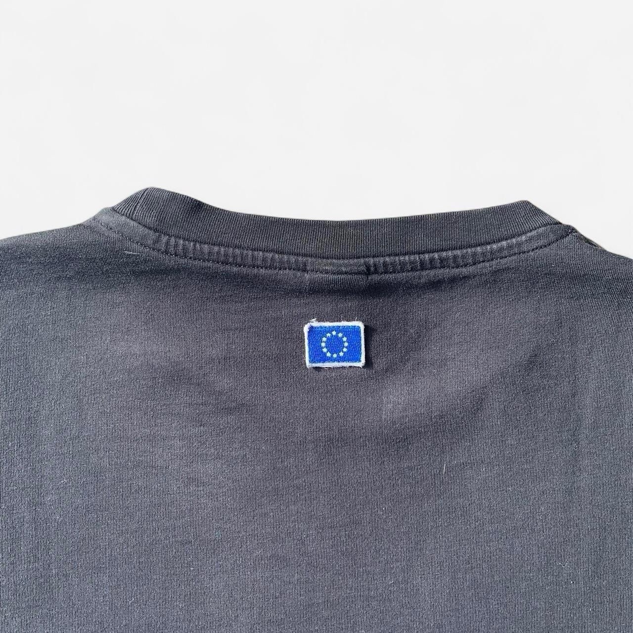Etudes Black Wonder Europa White Star Cotton Jersey Short Sleeve T-Shirt Small gallery