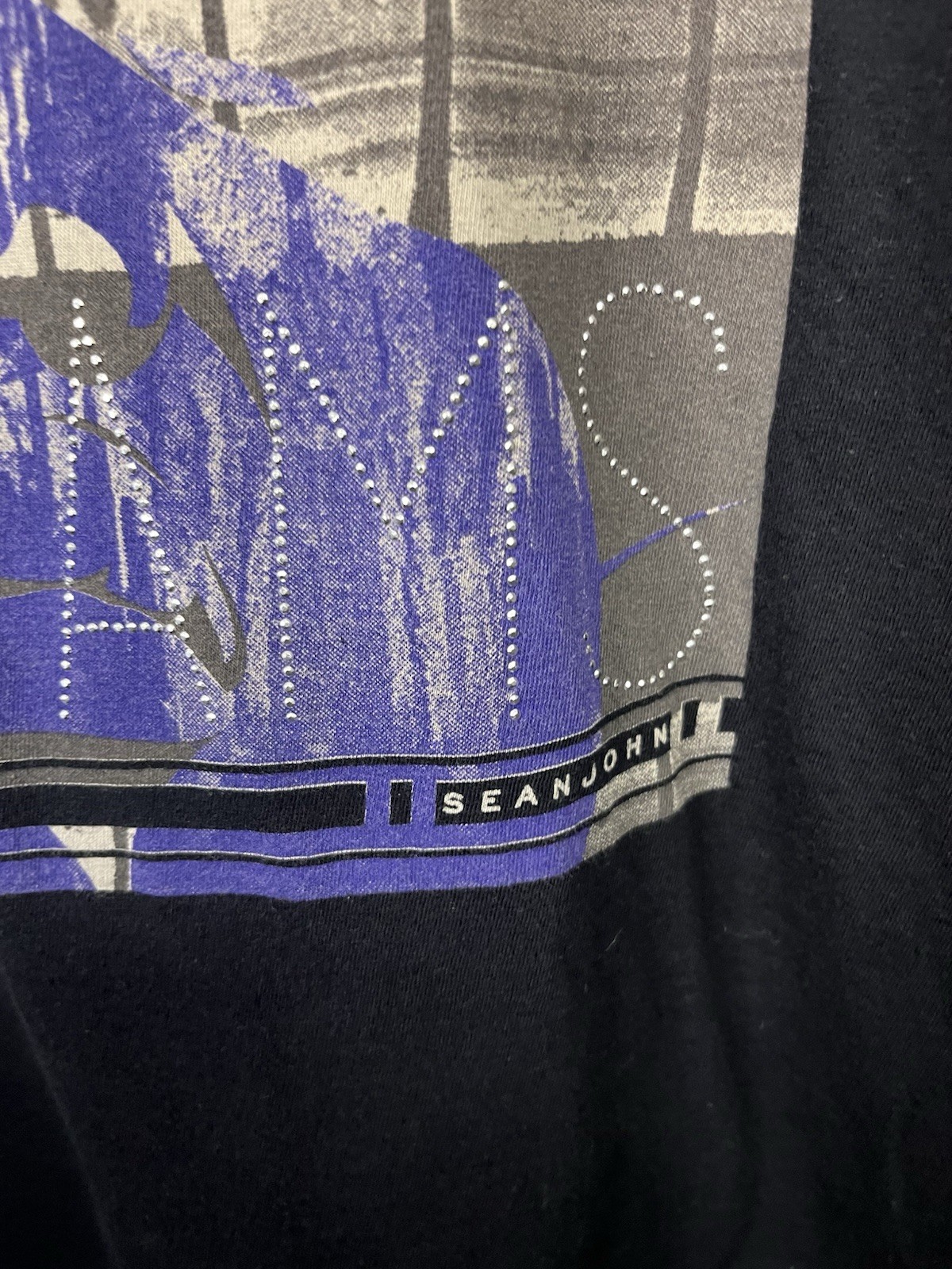 Y2K Sean John Caviar Dreams Bling Graphic T Shirt Hip Hop Streetwear Mens XL gallery
