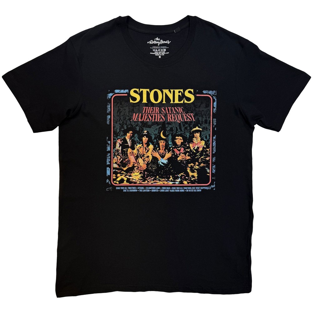 The Rolling Stones Satanic Majesties Official T-Shirt Mens