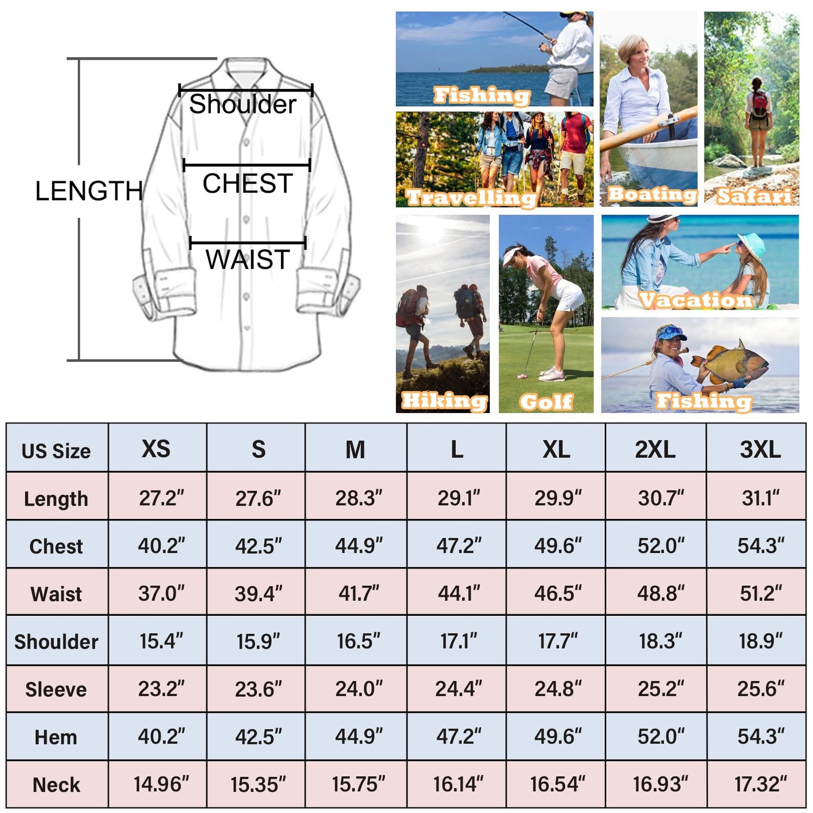 Shirt blouse women UPF 50+ UV protection long sleeve shirt outdoor hiking shirt safari dress... gallery