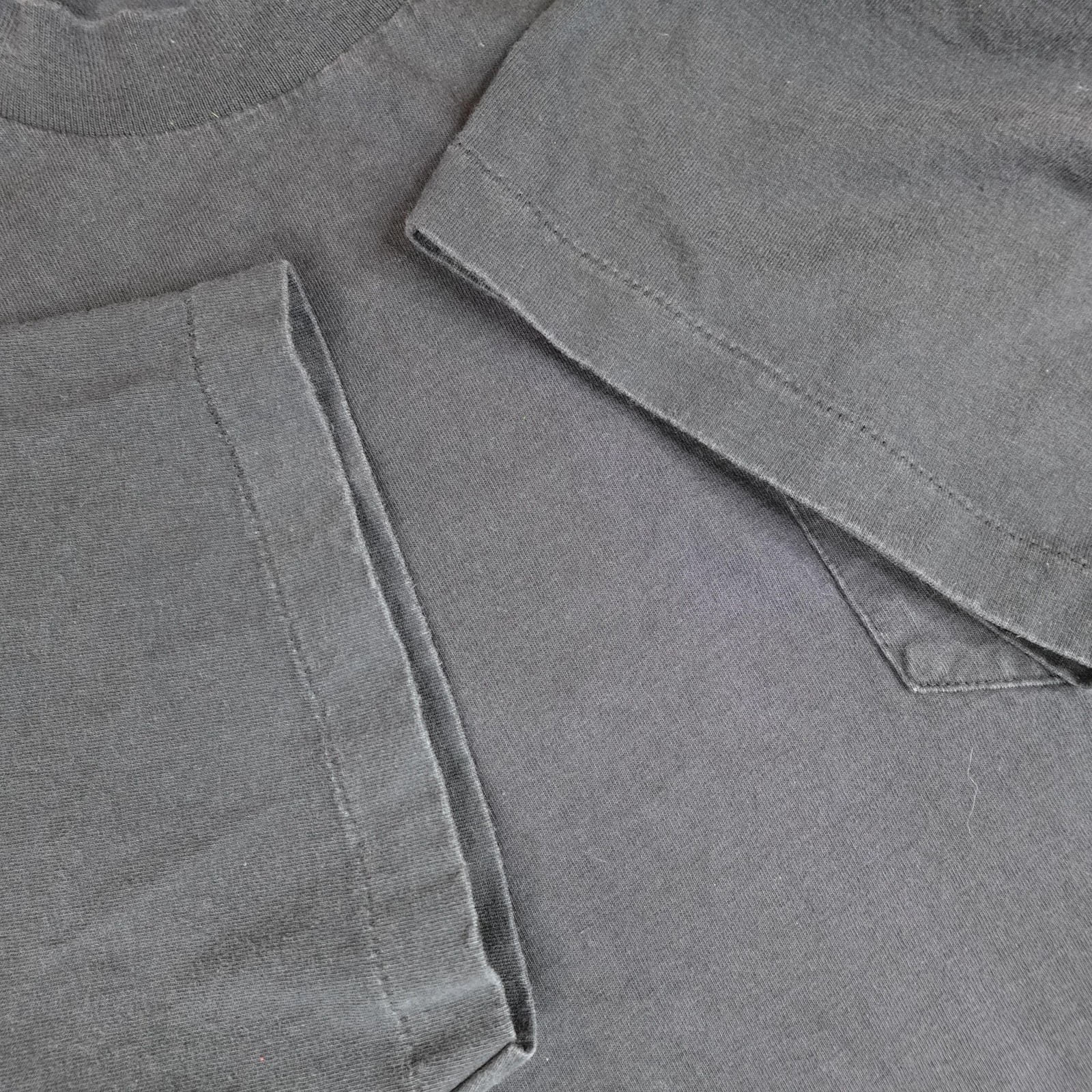 Vintage Dickies Shirt Men XL Navy Pocket Tee Made In USA Single Stitch Faded 90s gallery