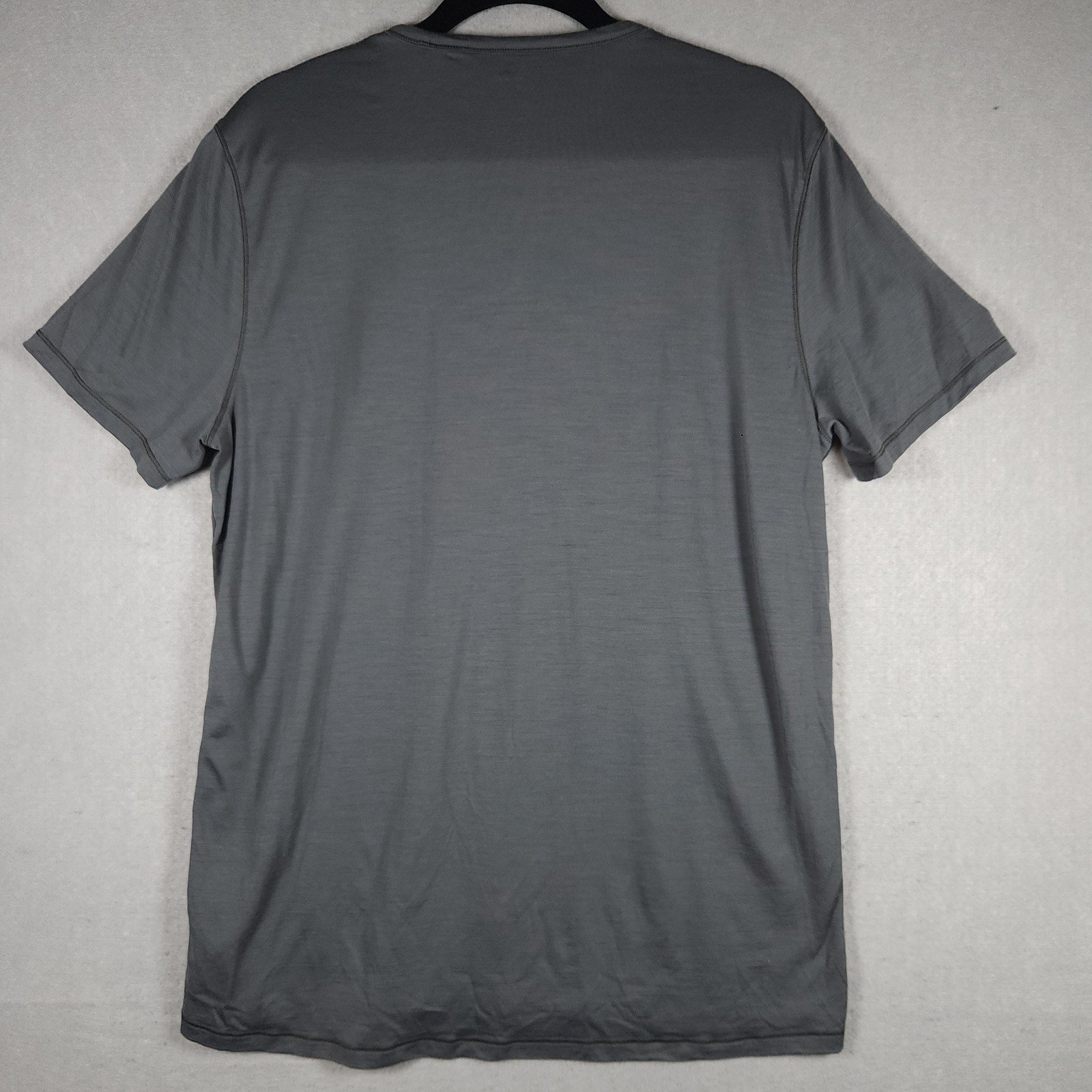 Proof Shirt Mens Large Gray Merino Wool Blend Crewneck Performance Tee T-Shirt gallery