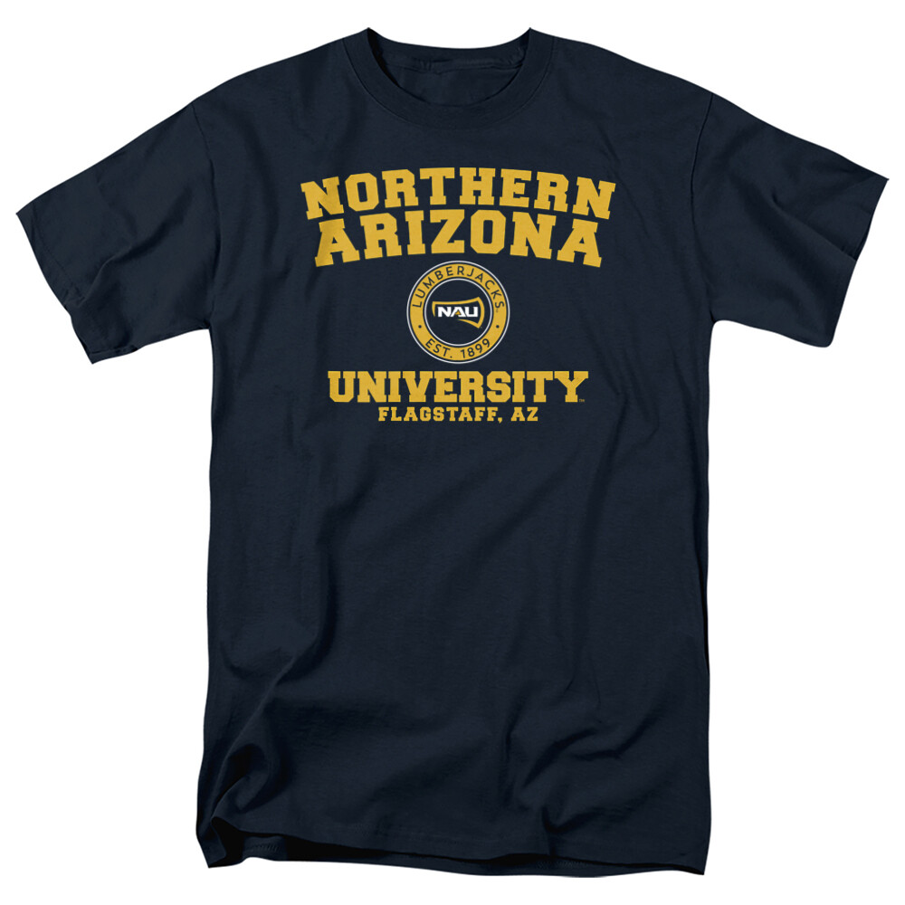 Northern Arizona University Adult T-Shirt Circle Logo, Navy, S-5XL gallery