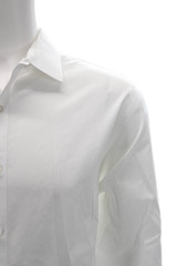 Hart Schaffner Marx Mens Point Collar Dress Shirt White Long Sleeve Size XL