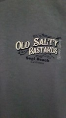 COMFORT COLORS OLD SALTY BASTARDS Cape Cod Blue T- Shirt Various Sizes