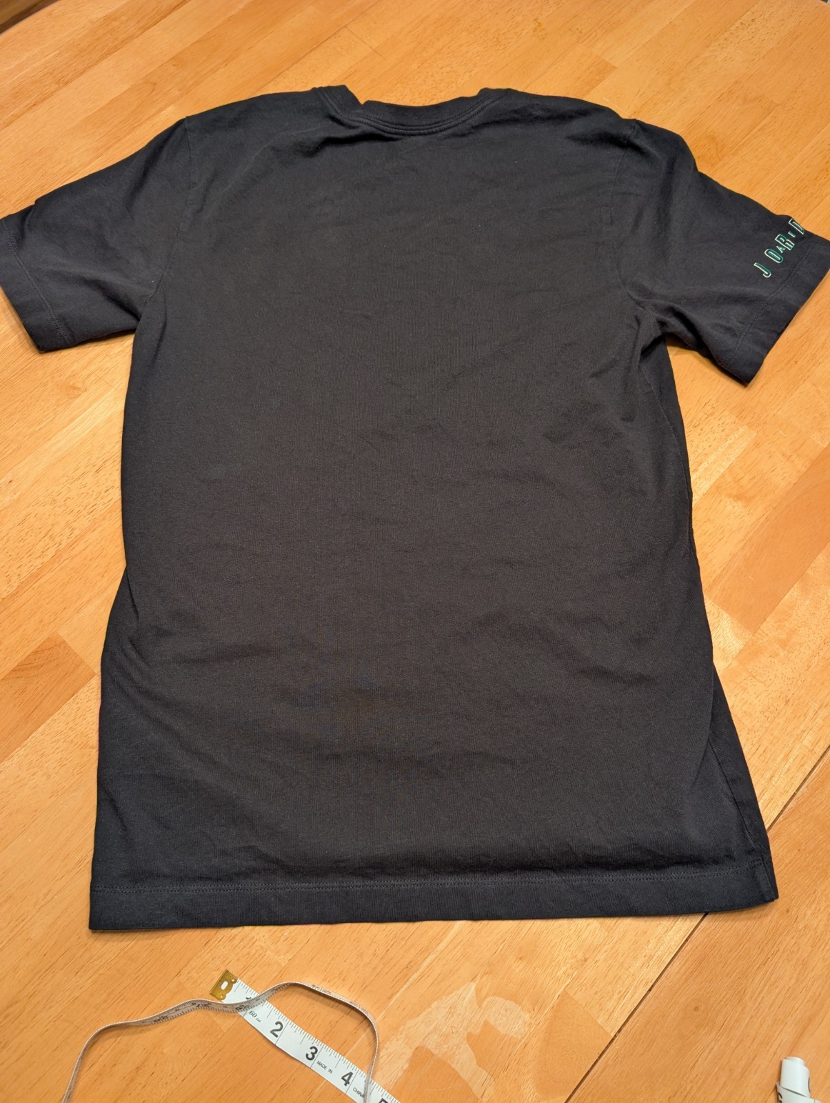 Nike Air Jordan Jumpman Logo Tee Mens T-Shirt Black Green Size S Sportswear Top gallery