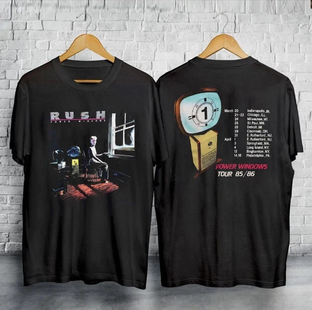 SALE!! Rush Power Windows Tour 1985 T-Shirt gallery