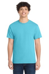 NEW! PC54 Port & Co Cotton Tee – AQUATIC BLUE – Wholesale Lot BLANK