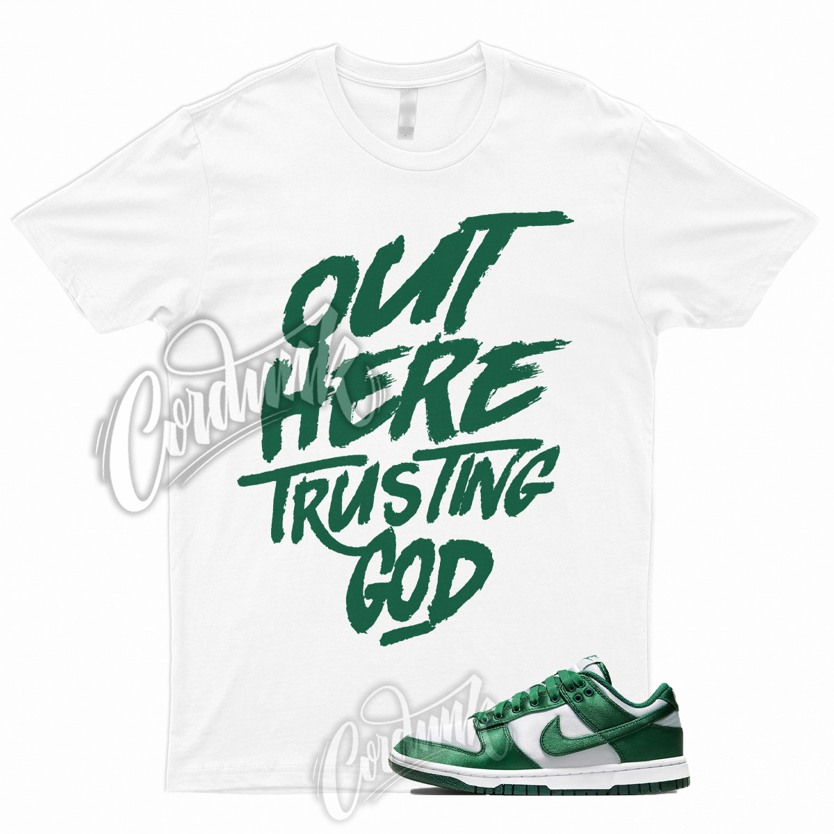 TG T Shirt to Match Dunk Low Satin Team Green Michigan Spartan Noble State 1 gallery