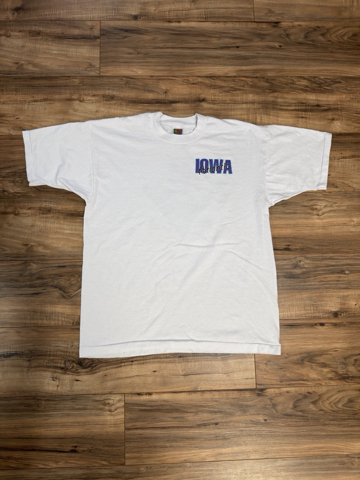 Vintage 90s Atlantic Iowa Country Dancers Cowboy White Shirt XL Single Stitch gallery