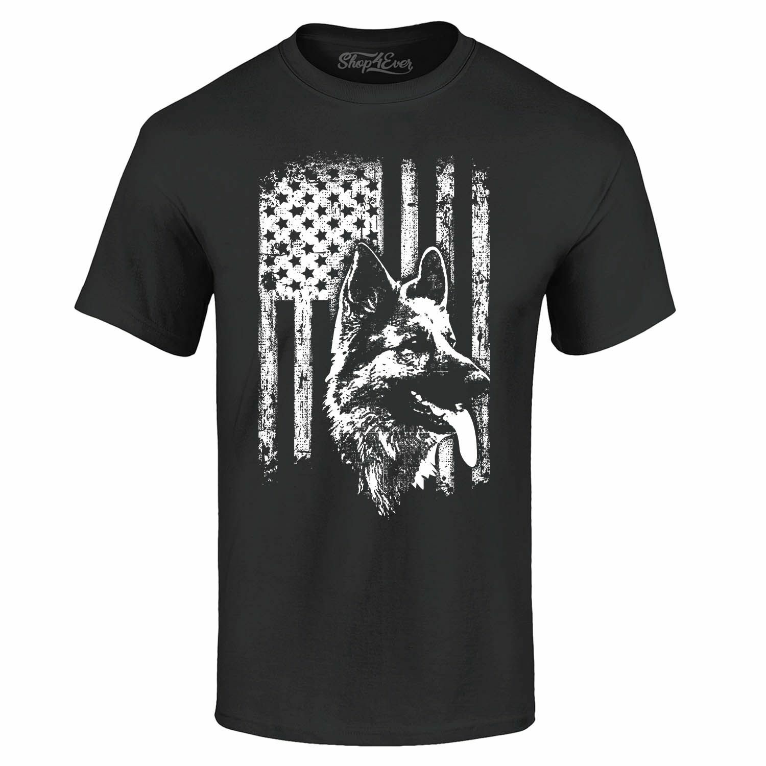 German Shepherd Flag T-shirt Dog Dad Dog Mom Shepard Dad Mom Shirts gallery