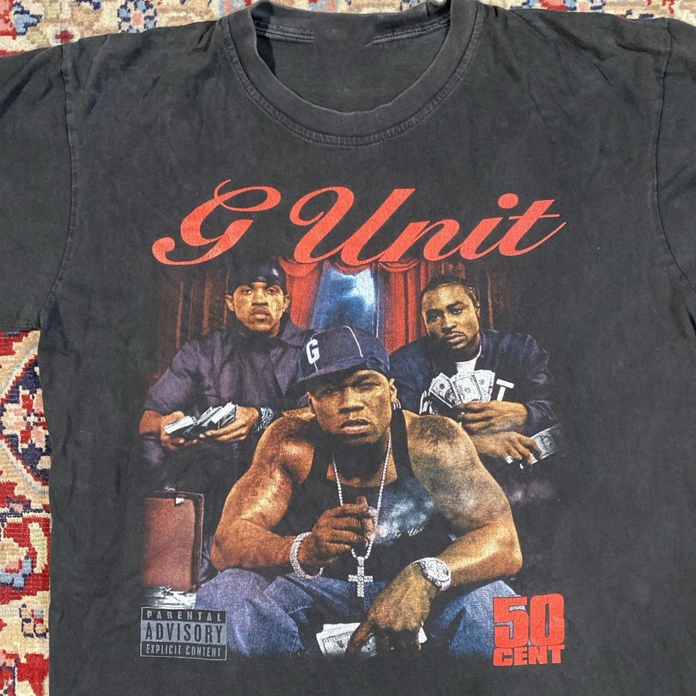 VTG 50 Cent G Unit Black Color All Size S-5XL Shirt PP2368