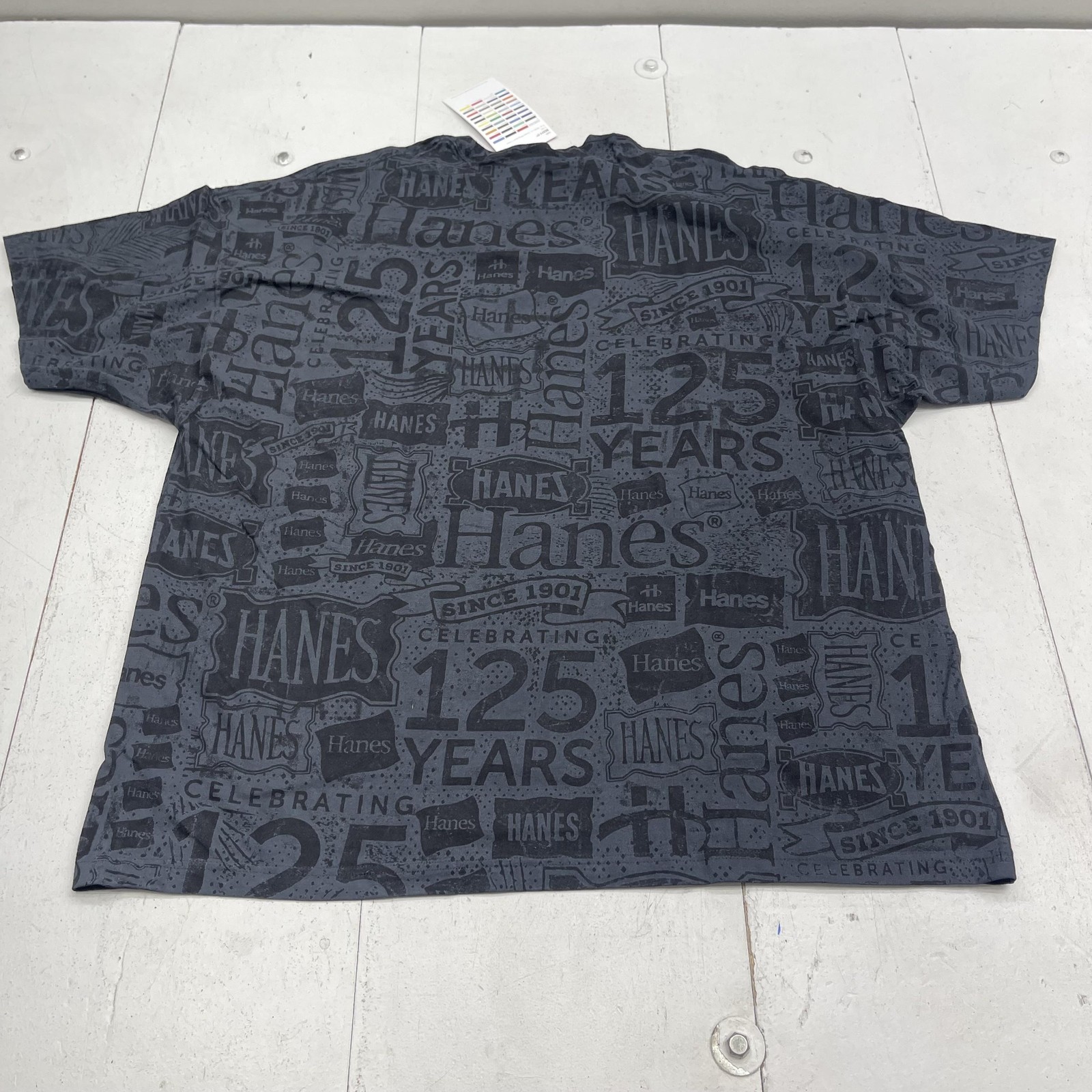 Hanes Shirt Mens 3XL Gray 125 Years Anniversary Graphic Tee Beefy-T 5180 Allover gallery