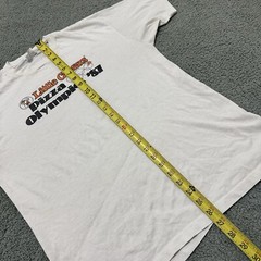 VTG 80s Little Caesars Pizza Olympics Eating Competition T Shirt Single Stitch