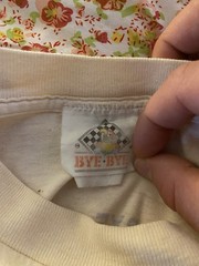 Bye-Bye 1996 Vintage Nature St. Maarten N.A. Iguana Graphic Light Pink T-shirt L