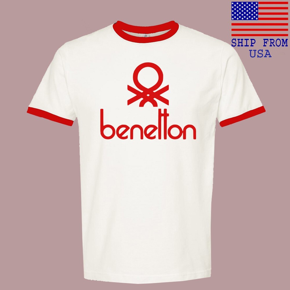 Benetton Racing Men’s Ringer Red Size S-3XL