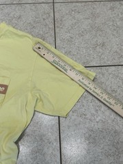 Supreme Mesh Stripe Pocket Tee – Large – Pale Yellow – SS19