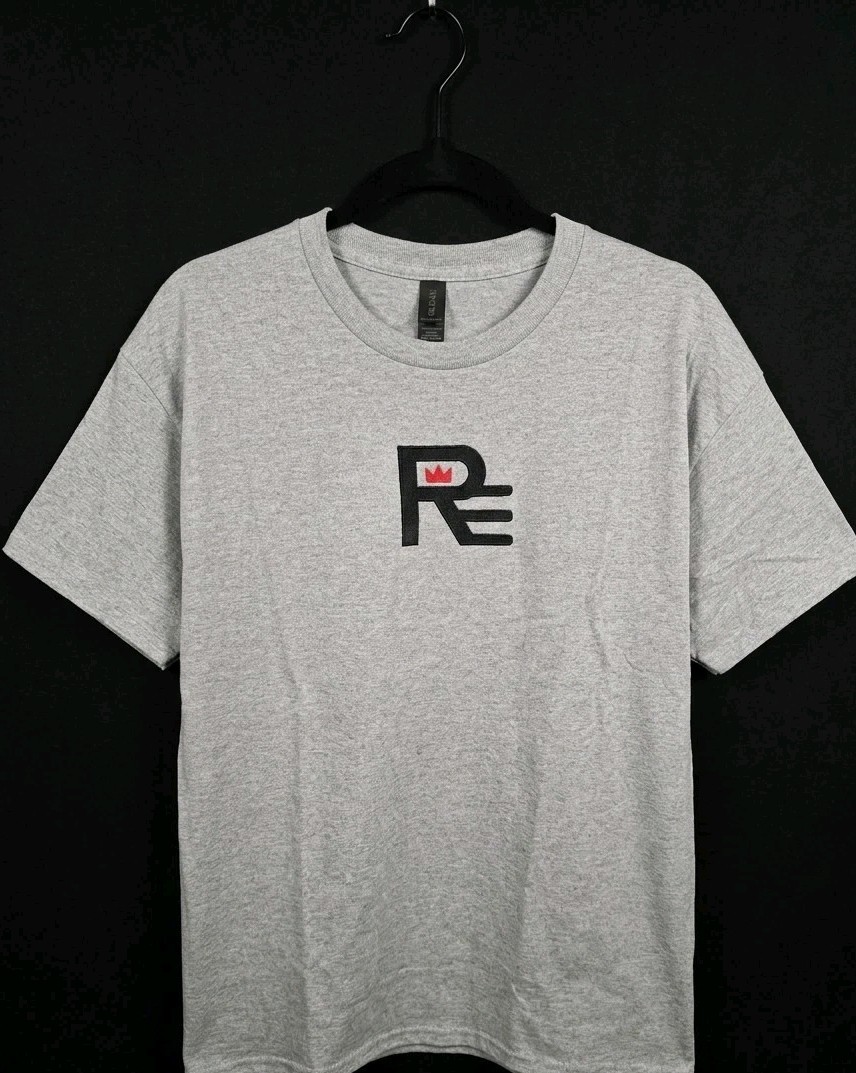 Size Large grey Cotton Crew Neck T Shirt Short Sleeve By Private Label gallery