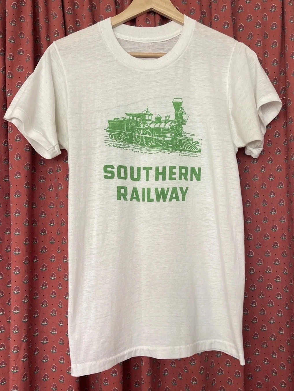 Southern Railway Vintage Single Stitch Tee Shirt Gauzy CSX Railroad Norfolk gallery