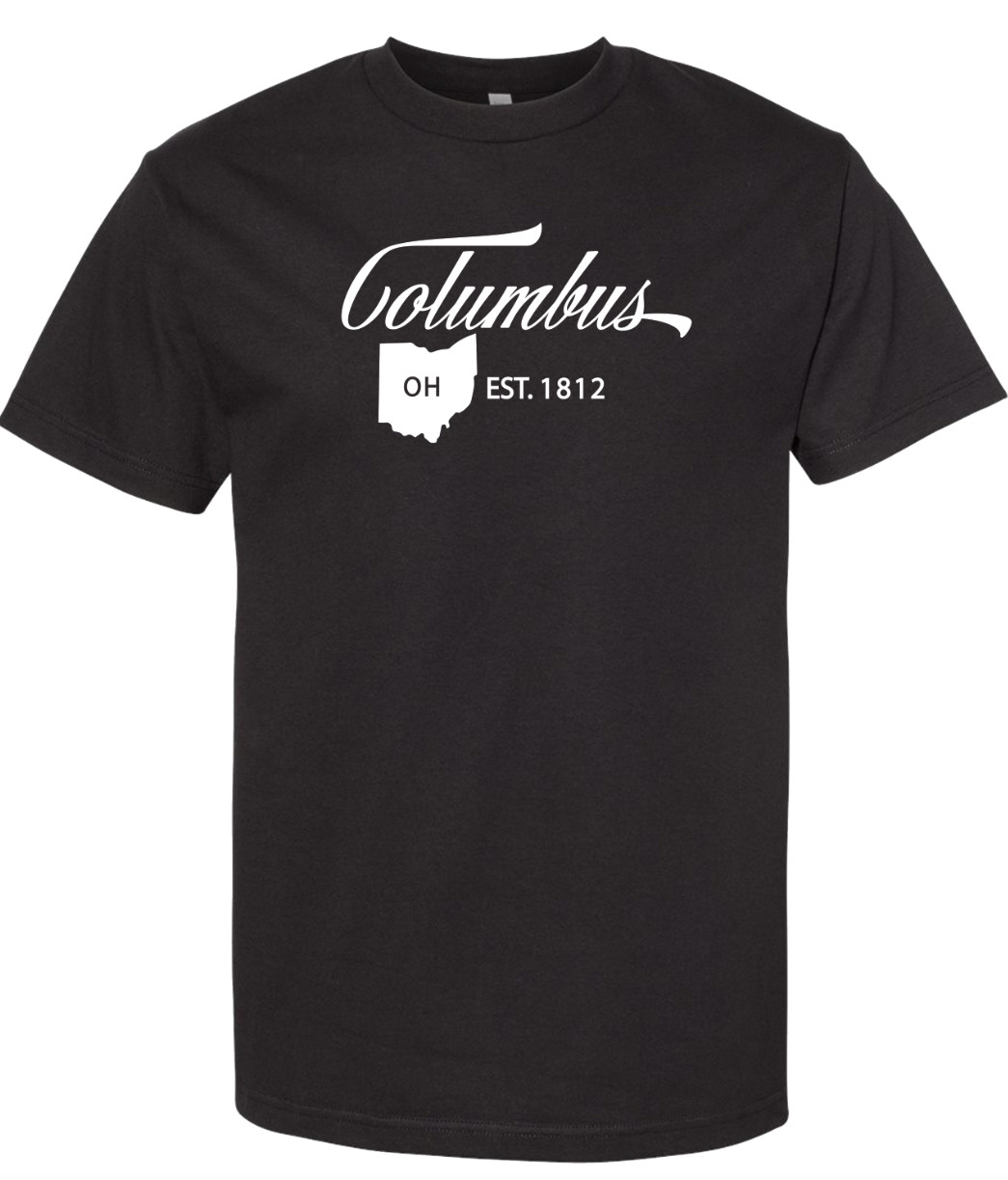 Columbus Ohio State T-Shirt Short Sleeve Graphic Tees Unisex Apparel Design gallery