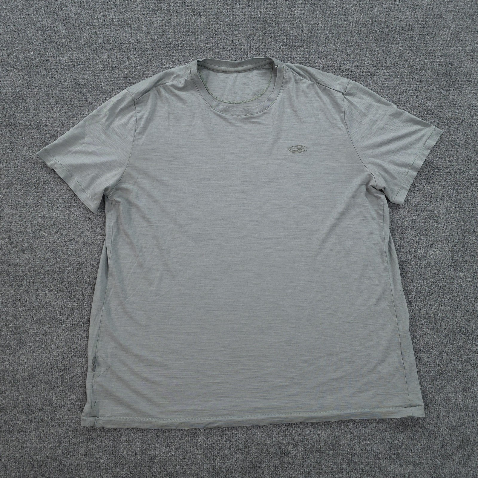 Icebreaker Shirt Mens XL Gray Merino Wool Nylon Lightweight Hiking Tee Outdoors gallery