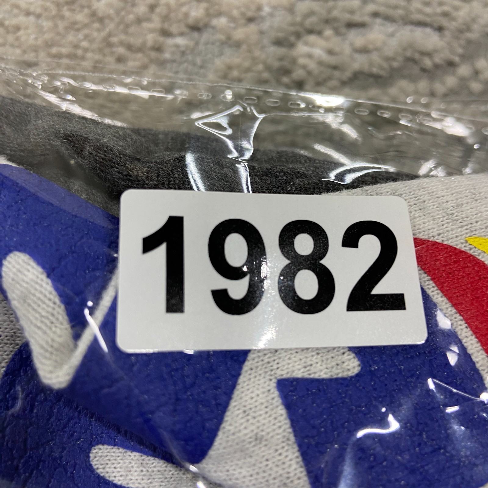 Y2K Superdry Triple Drop Pop Panel T Shirt Sz M Gray Logo Crew Neck Slim Fit gallery