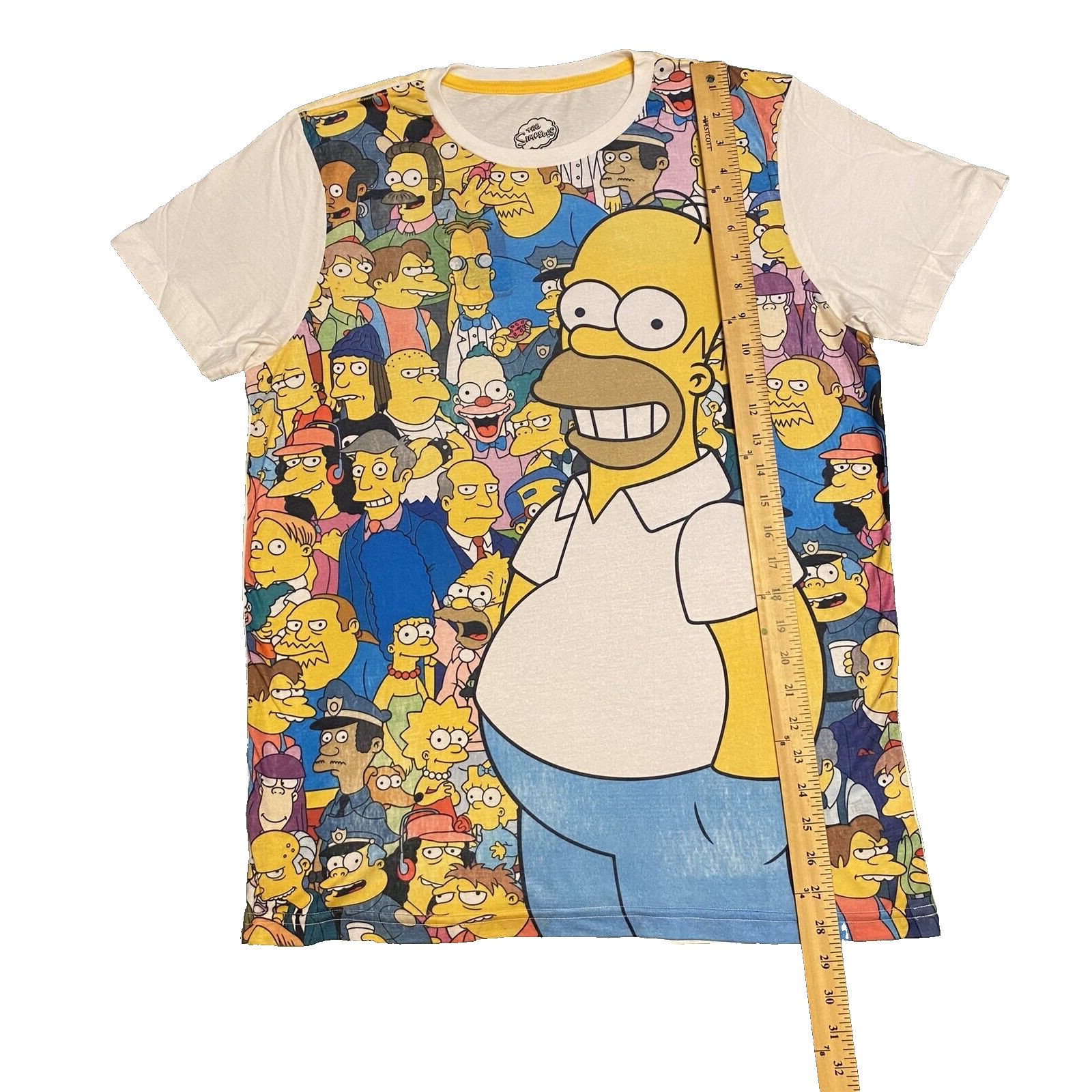 The Simpsons Shirt Adult Large Homer and Multi Character Collage New with tags gallery