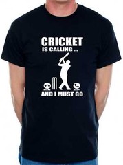 Cricket Is Calling T-Shirt Funny Slogan Birthday Men Man’s Tee