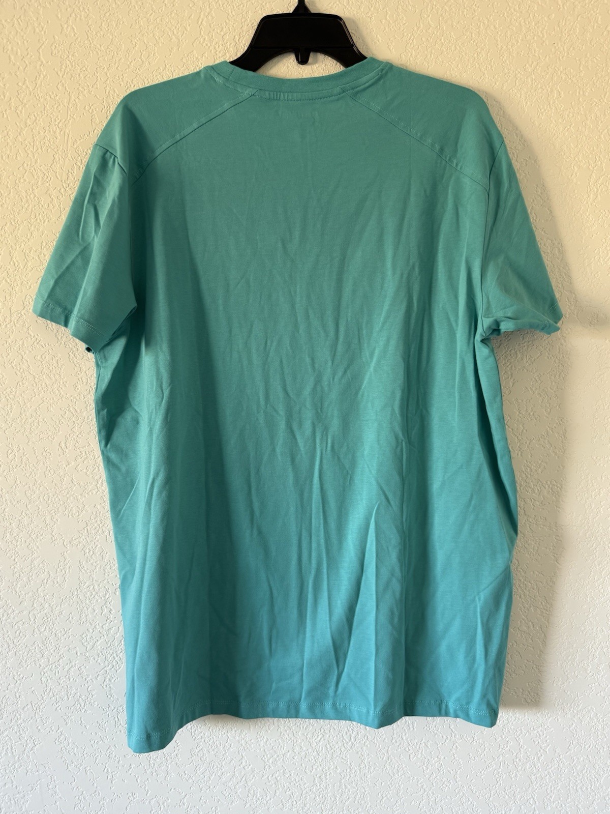 Kenneth Cole Men's T Shirt Stretch Breathable Soft Cotton Deep Aqua Size Large gallery