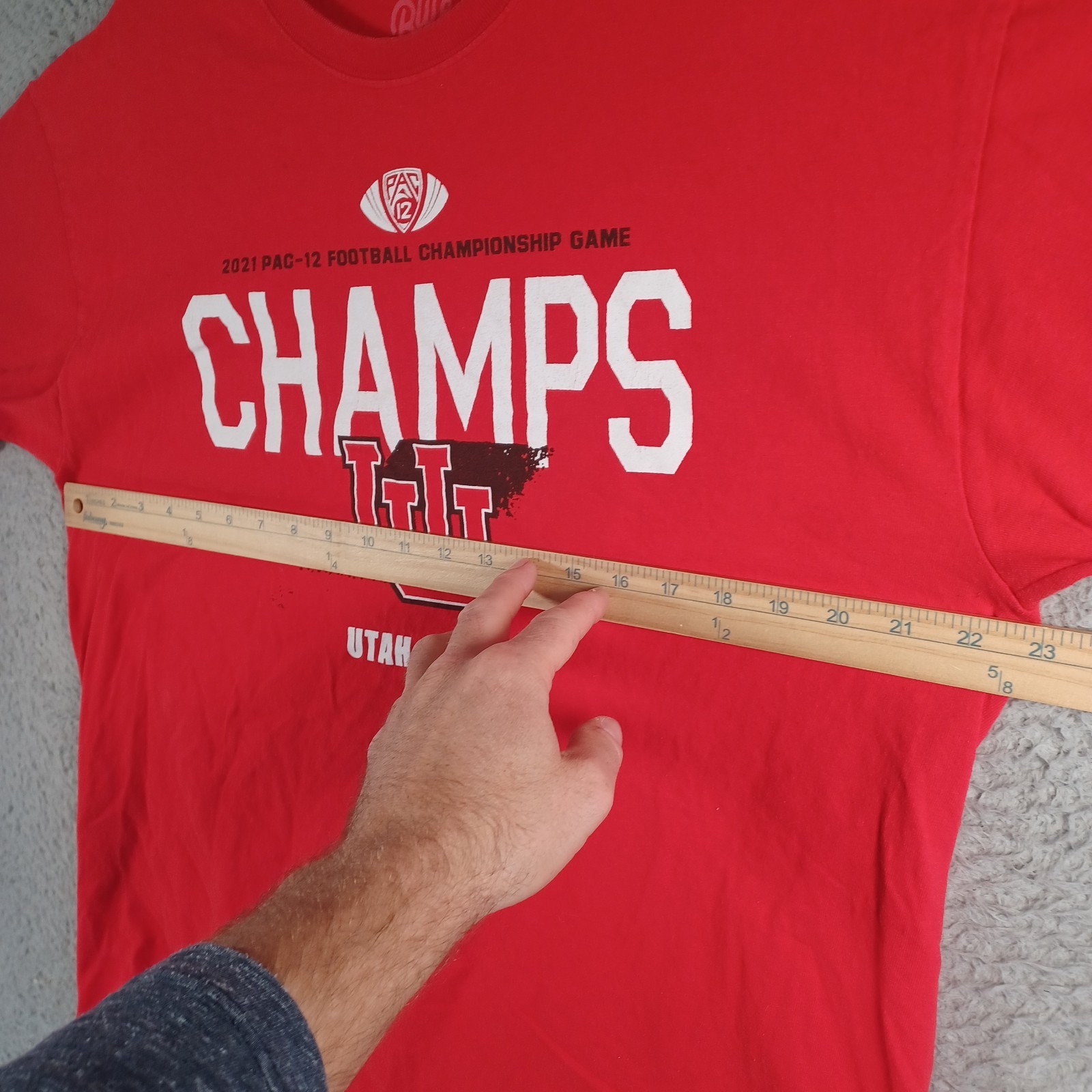 Utah Utes Blue 84 2021 PAC-12 Football Championship Game Size XL Locker Room gallery