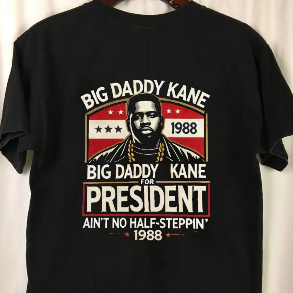 Retro Big Daddy Kane T-shirt, Big Daddy Kane Ain’t No Half Steppin’ Tee 1988