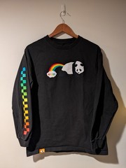 Enjoi Skateboard T-Shirt Panda Logo Graphic Skateboarding Streetwear Mens Large
