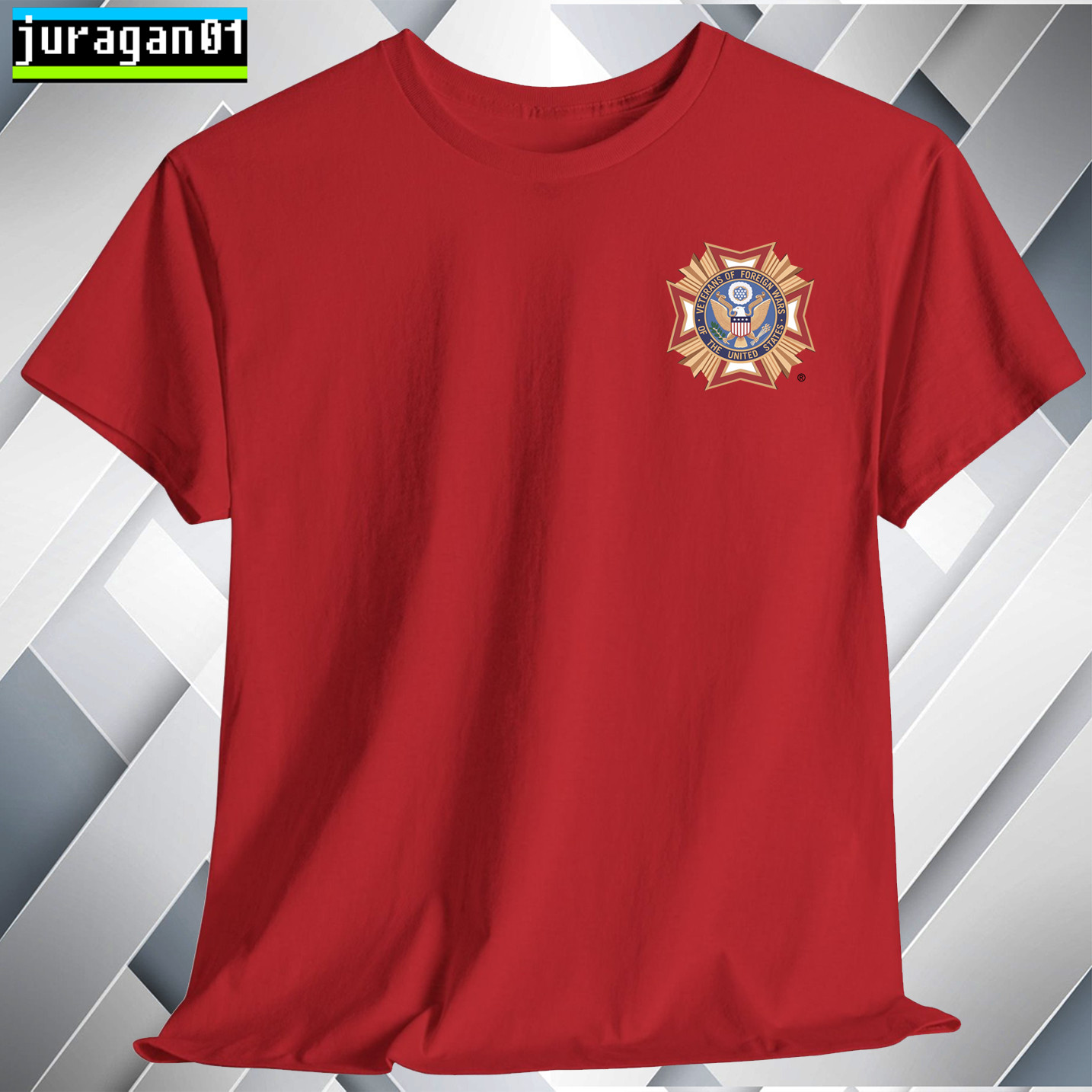 VFW Veterans of Foreign T-Shirt Black Navy White Grey Red Orange Choco S to 5XL gallery