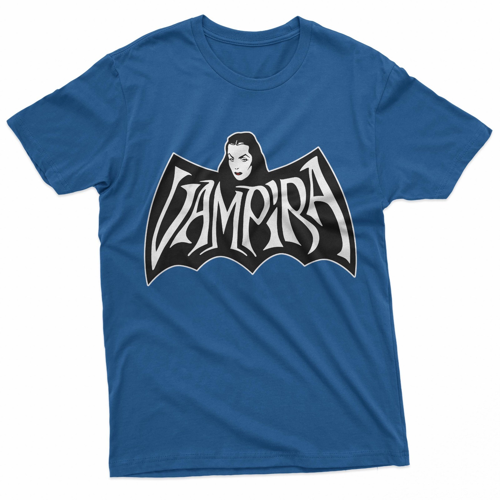 Gothic Bat Wing Crest Lady Retro Horror Art T-Shirt gallery