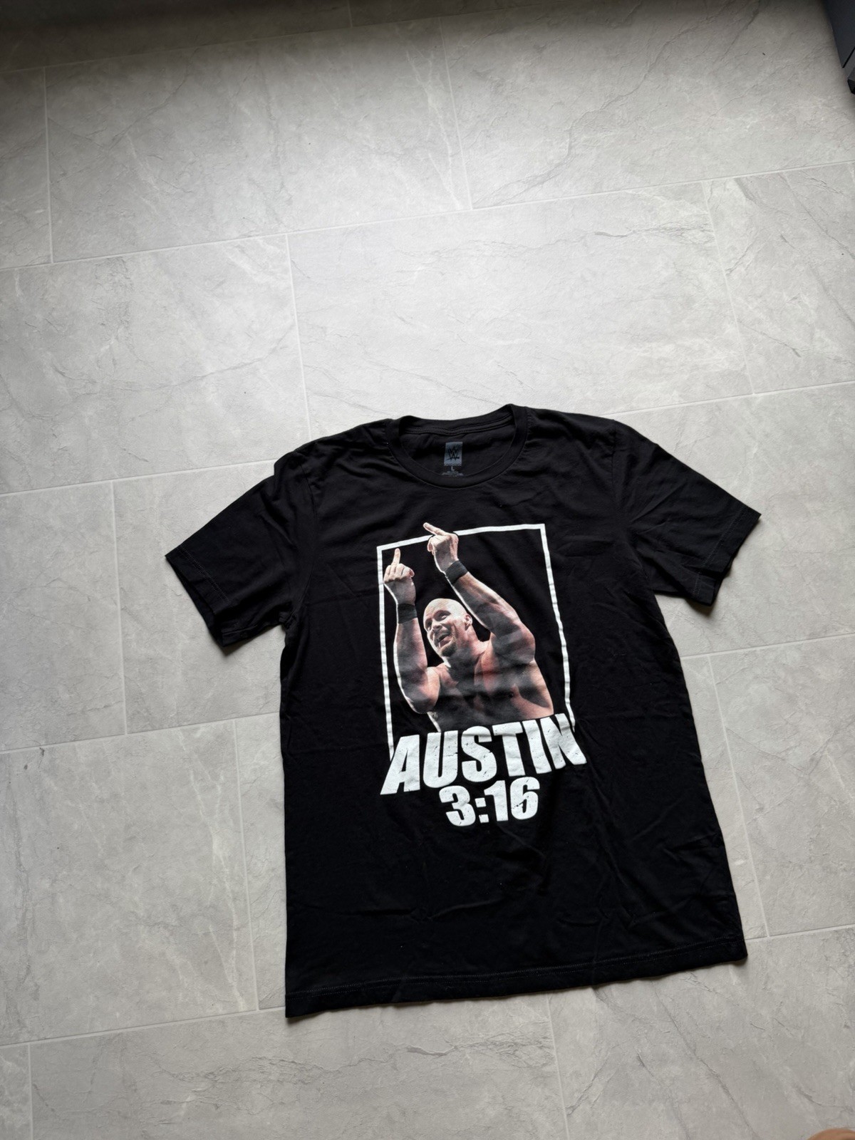 Stone Cold Steve Austin 3:16 WWE Graphic Black Tee Shirt gallery