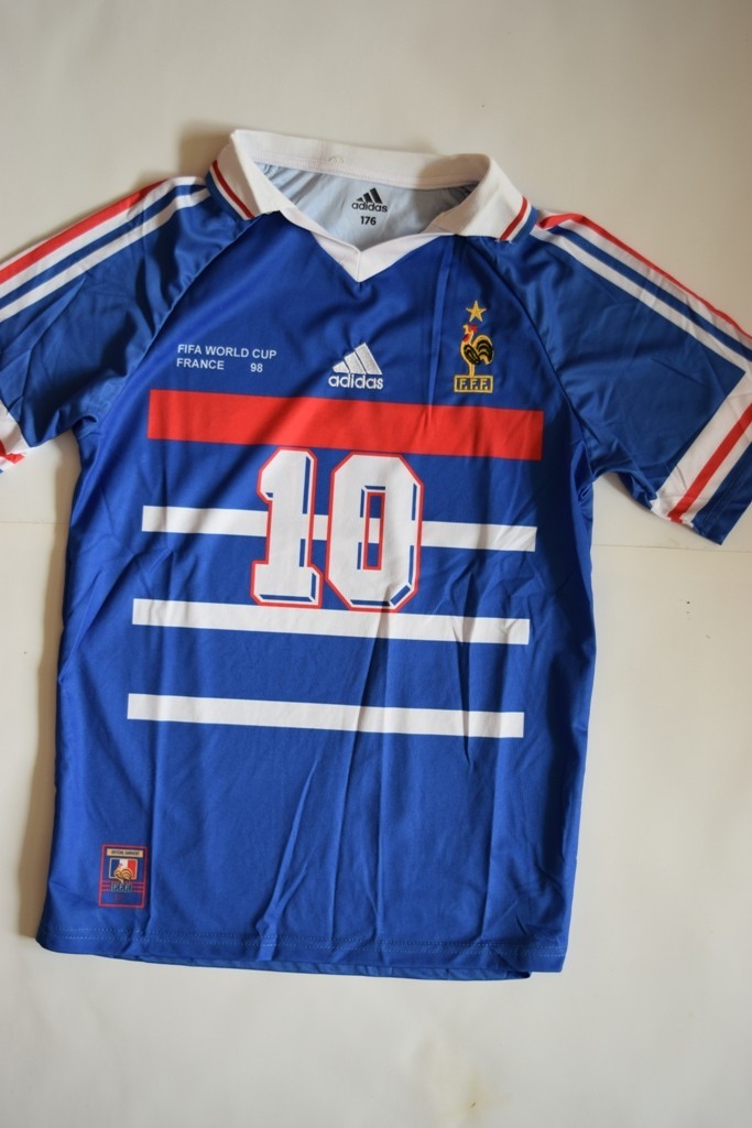 Vintage 1998 France Home World Cup Final Jersey Zidane #10 gallery