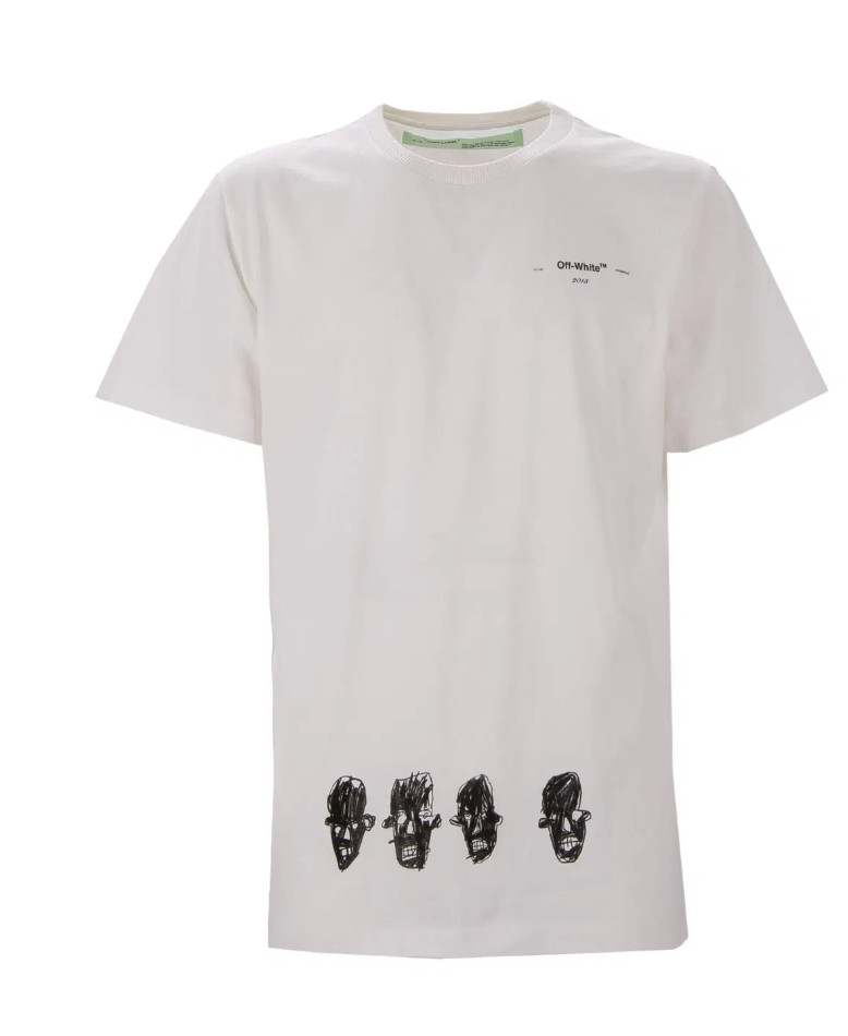 Off-White Basquiat Graphic Tee Shirt- Size Small gallery