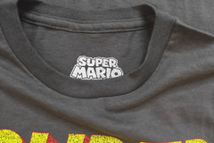 Super Mario Bros. Mens Mario Jump Graphic Gray T-Shirt New M, L