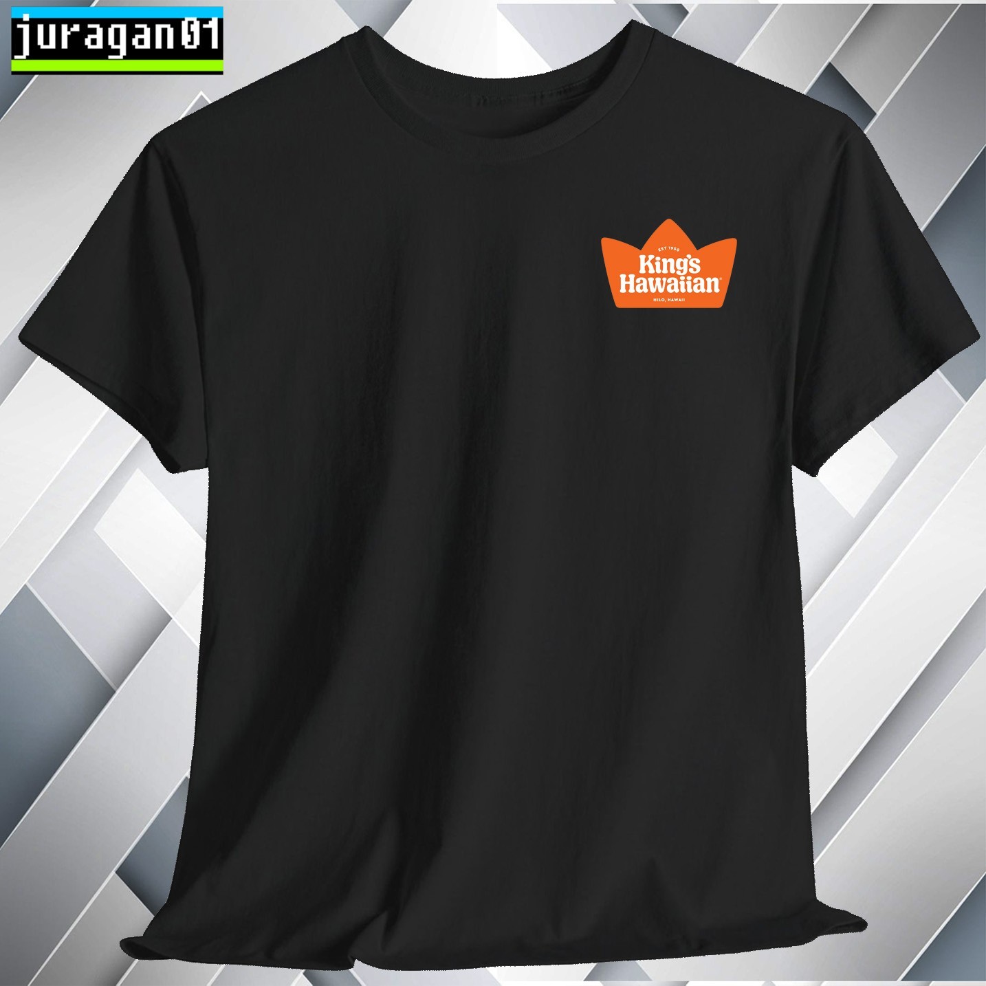 King's Hawaiian T-Shirt Logo Black/Gray/Blue/Red/White/Choc S to 5XL Made in USA gallery