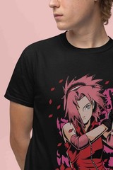 Naruto Shirt Haruno Sakura Tshirt Sasuke T-Shirt Tsunade Top Anime Unisex Tee