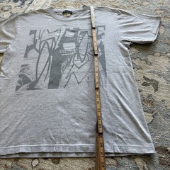 Futura Laboratories Pointman Abstract Art Tee Gray Japan Made T Shirt Official