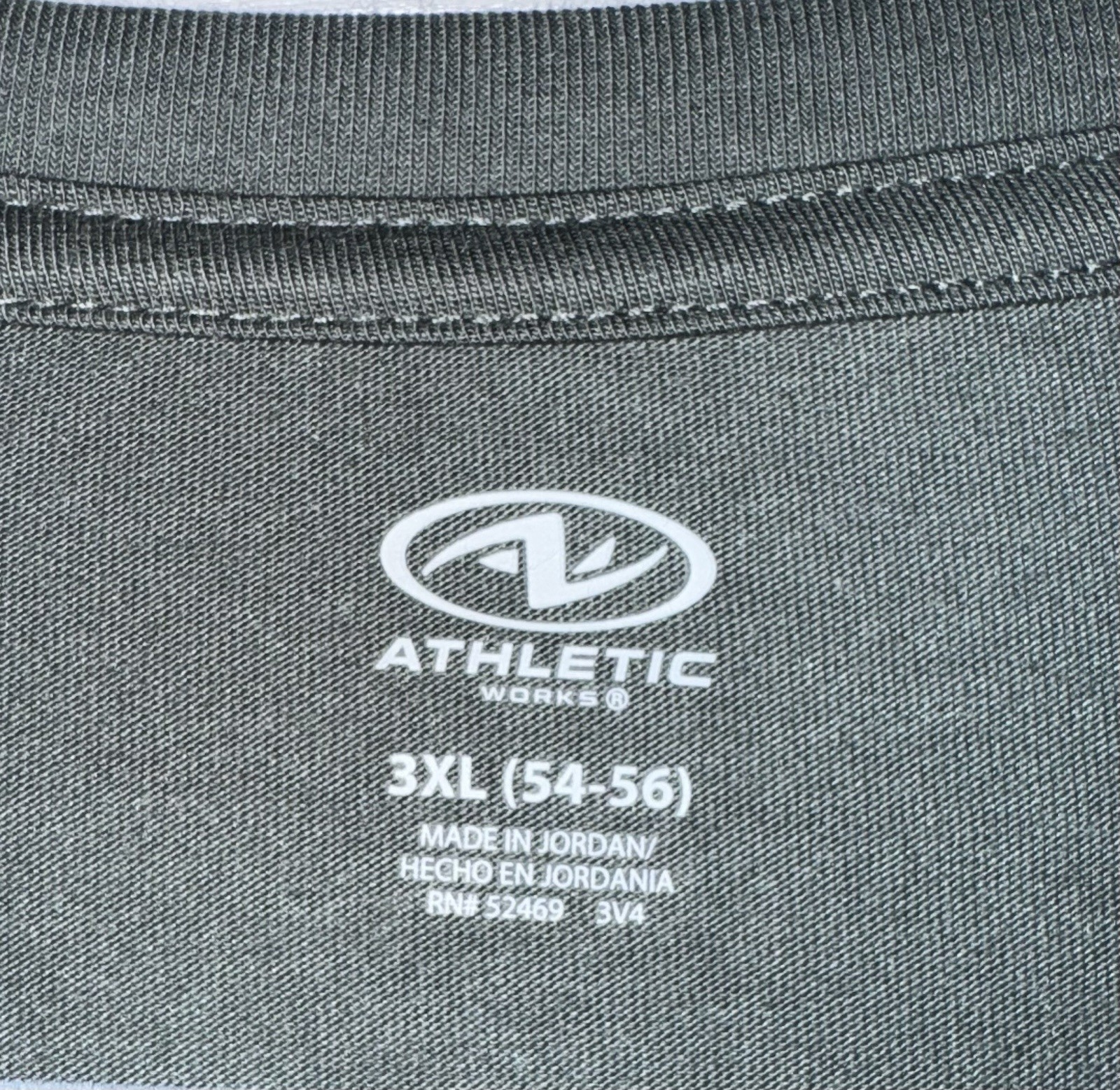 Athletic Works mens Olive Army Green Crew Tee T Shirt 3xL NWT gallery