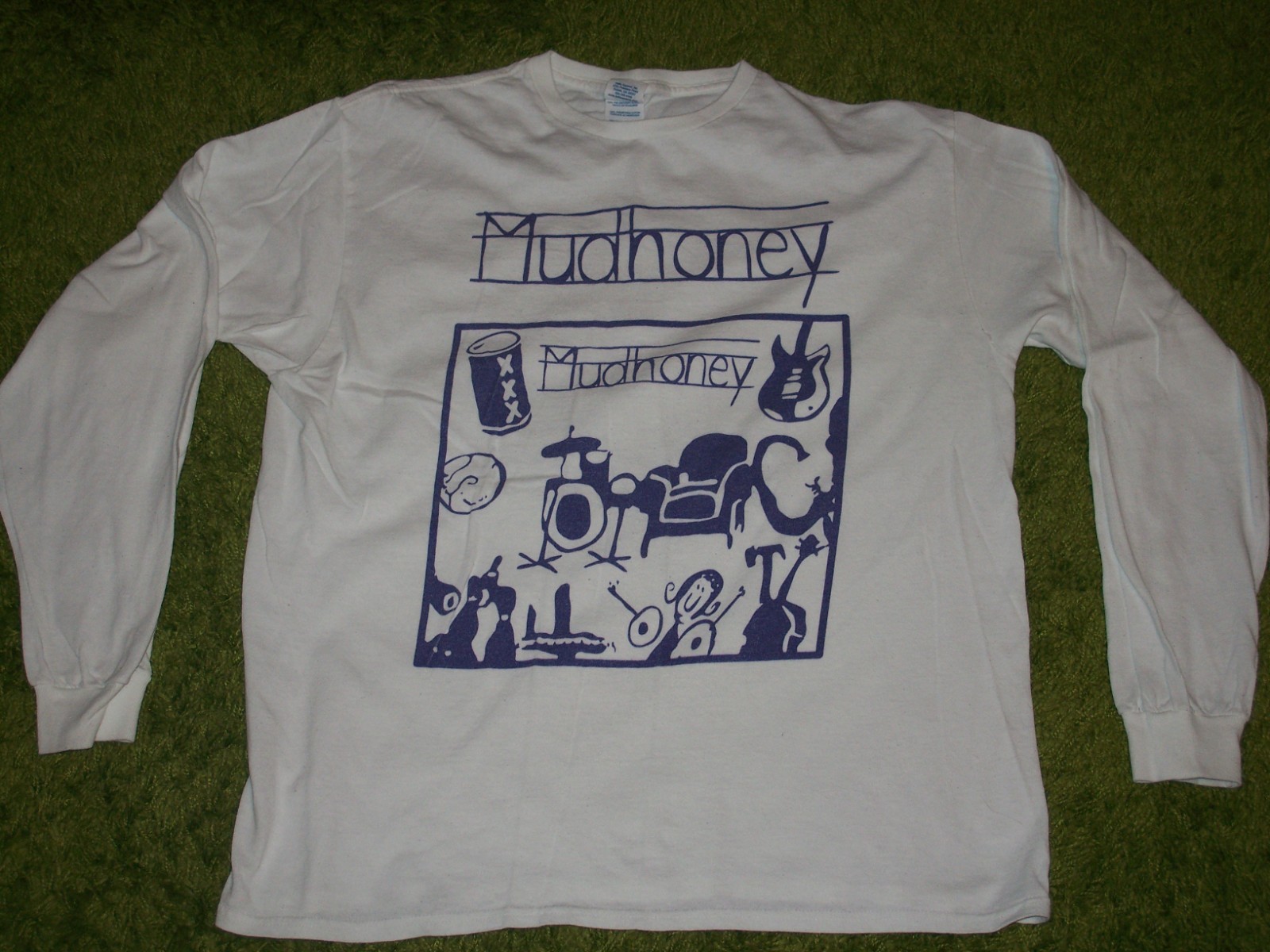 MUDHONEY Retro LONG SLEEVE SHIRT L Kurt Cobain Sonic Youth Nirvana TAD Sub Pop gallery