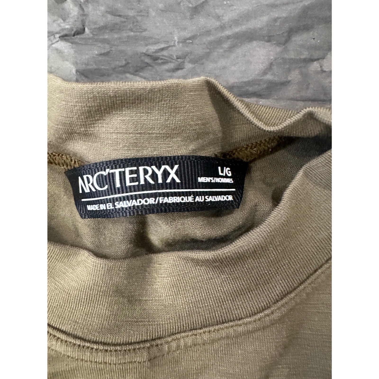 Arcteryx LEAF Cold WX T-Shirt AR Mens Large Crocodile Green Merino Wool 25789 gallery