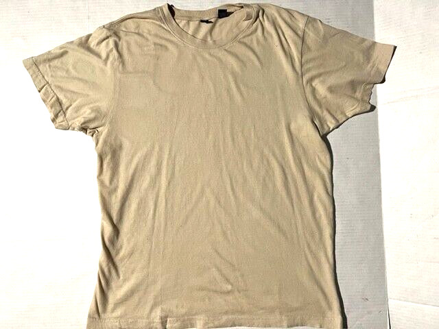 New ALTERNATIVE APPAREL Tan Soft 100% Cotton Tee T-shirt Top sz M gallery