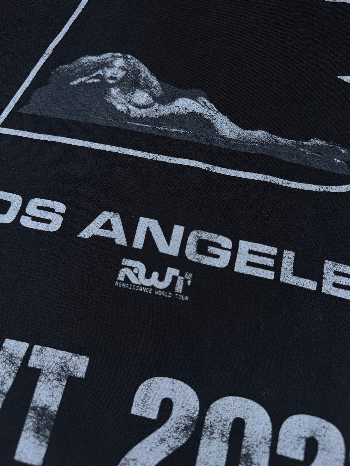 Beyonce Renaissance RWT 2023 Black Los Angeles SOFI 9/1-9/4 Tour Concert Shirt M gallery