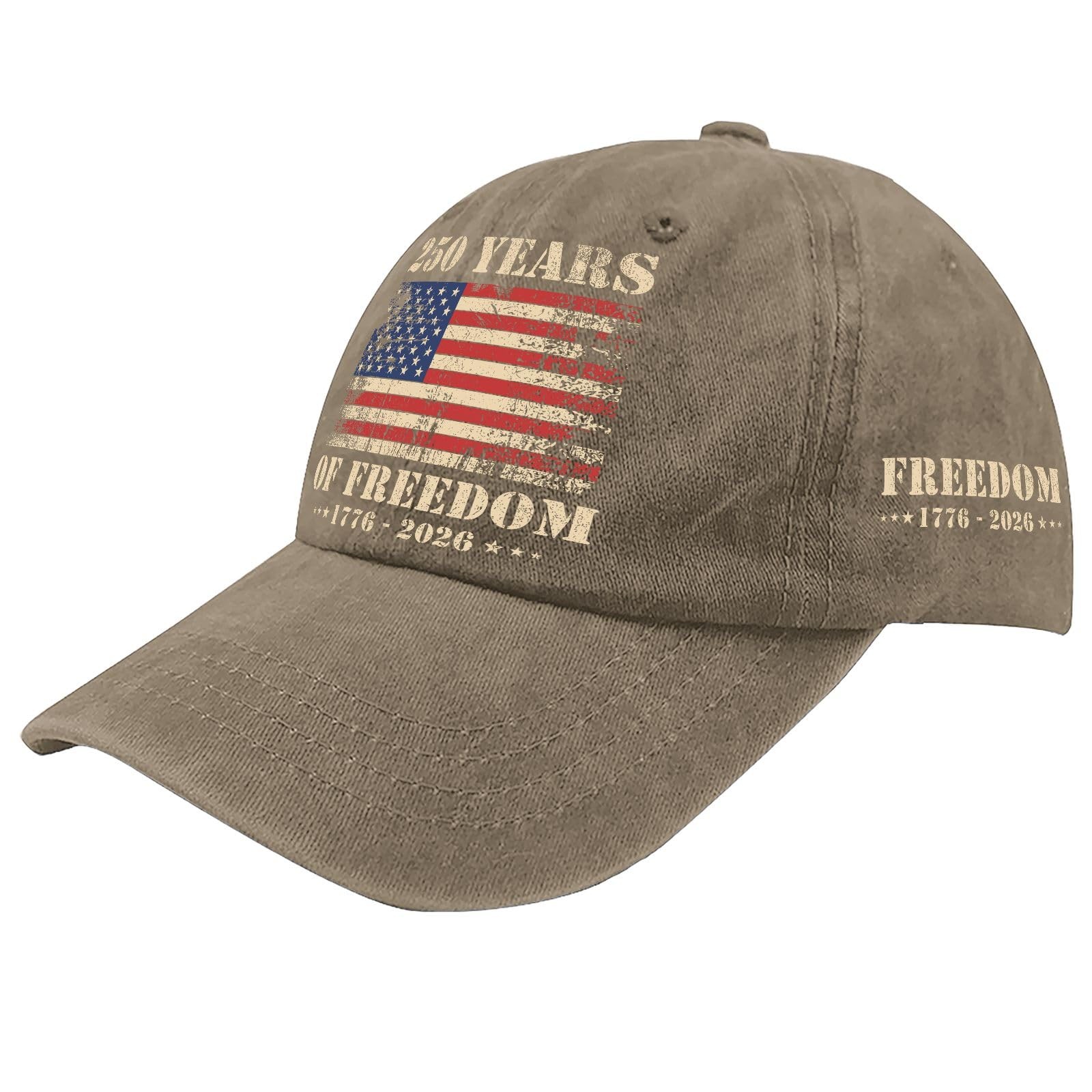 250th Anniversary USA Hat, 250 Anniversary USA Hat, Vintage Patriotic Washed gallery